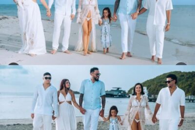 Hermosos! Natti Natasha posó con su familia desde la playa