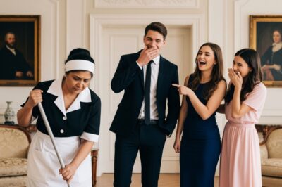 La criada a la que trataron mal era en realidad la verdadera dueña de la mansión.