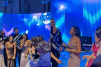 Hija menor de Rubby Pérez canta para sus amigas 