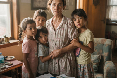 Mi esposo se fue con otra mujer, dejándome con cuatro hijos y una montaña de deudas. Y, sin embargo, poco después, el destino me dio un regalo que nunca me atreví a imaginar.