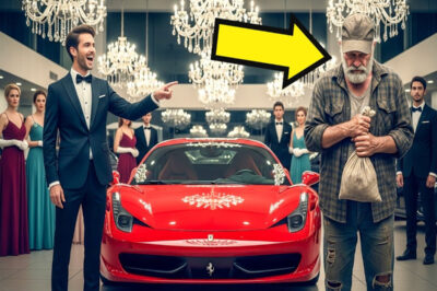 “¡TE DOY MI FERRARI SI LA ENCIENDES!” EL MILLONARIO HUMILLÓ AL CAMIONERO POBRE, Y EL FINAL LOS CALLÓ