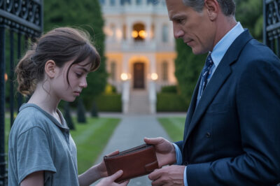 Una chica sin hogar devolvió la billetera perdida de un multimillonario — Lo que hizo después sorprendió a todos…