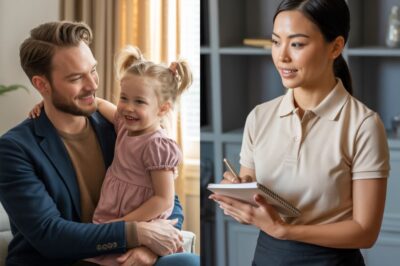 —¡Papá, esa camarera se parece mucho a mamá! —El millonario se dio la vuelta y se quedó paralizado… ¡Su esposa había muerto!