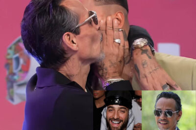 El inesperado saludo entre Marc Anthony y Maluma que paralizó a todos en la gala