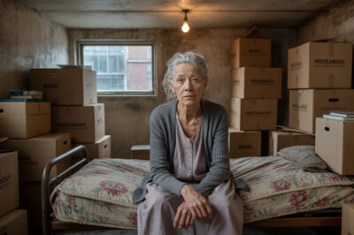 Al regresar de un viaje, encontré mis maletas en la acera con una nota:”Si quieres quedarte aquí…”