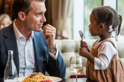 ¿Puedo comer contigo? le preguntó la niña sin hogar al millonario y su respuesta dejó a todos con lágrimas…