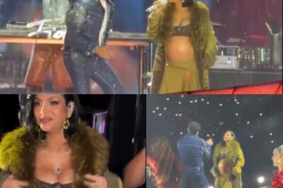 Natti Natasha subió al escenario con su barriguita y regaló tremendo show junto a Silvestre!