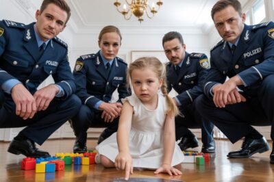 “Papá no está muerto, está bajo tierra”, susurró la niña entre sollozos. La habitación quedó en silencio. Los oficiales intercambiaron miradas de asombro. Entonces, sin decir una palabra más, empezaron a cavar.