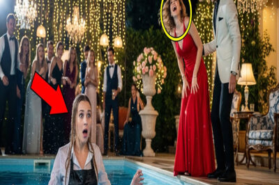 Waitress Pushed Into Pool, Everyone Laughed, Then a Millionaire Steps in, Left Everyone Speechless