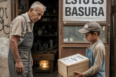 MI HIJO VENDIÓ MI TALLER: “ESTO ES BASURA”, SIN SABER QUE AHÍ ESCONDÍ LOS AHORROS DE TODA MI VIDA.