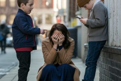 “¡Mamá, es mi hermano!”, le dijo el niño a su madre millonaria. Cuando ella se giró y los vio juntos, cayó de rodillas, llorando.