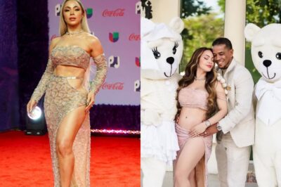 Lamaterialista esconde el rostro de su bebé