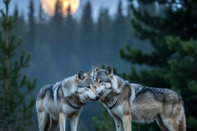 “LOBOS AZOTANDO A DISTANCIA”