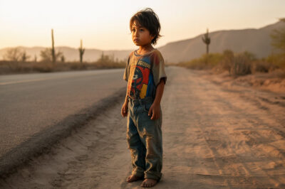 Un Niño Descalzo Me Pidió Aventón En La Frontera… Y Me Hizo Cruzar Donde Nunca Me Atreví