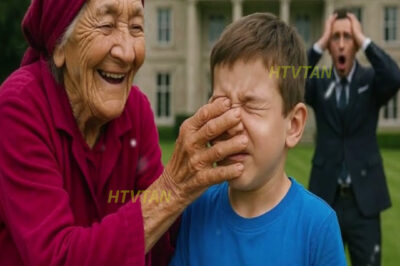 EL HIJO DEL MILLONARIO ERA CIEGO, HASTA QUE UNA ANCIANA FROTÓ SUS OJOS Y SUCEDIÓ ALGO IMPOSIBLE…