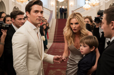  Invitó a su exesposa a su boda grandiosa para demostrarle que había perdido, pero cuando ella entró con un niño pequeño, todo cambió.