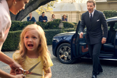 La niña lloró y suplicó: “¡Por favor, mamá, no me cortes el pelo!” Hasta que un millonario lo vio y gritó…