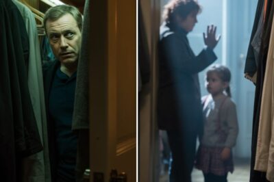 —Papá, no me dejes con la nueva mamá, ella quiere hacer cosas malas—susurró la niña, temblando. Oculto en el armario, el padre quedó petrificado al presenciar lo que sucedía delante de sus ojos.