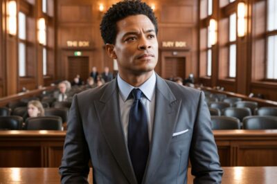 ¡Escándalo en el tribunal! Dos policías arrastran a un hombre negro callado a la corte, se ríen de su nombre y se burlan de su silencio… hasta que él pone una placa del FBI en el banco y voltea todo el lugar de cabeza