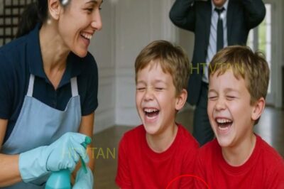 LOS GEMELOS DEL MILLONARIO ERAN CIEGOS, HASTA QUE LA NUEVA NIÑERA HIZO ALGO QUE CAMBIÓ TODO…