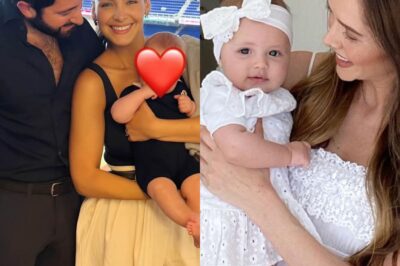 Migbelis Castellanos llevó a su bebé a su primer juego de Beisbol