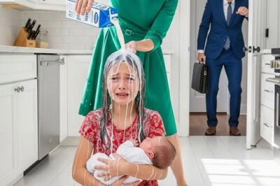 La madrastra le arrojó leche a la niña… Entonces el millonario gritó: “¡BASTA!”