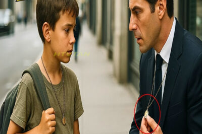 MILLONARIO ENCUENTRA A UN NIÑO DE LA CALLE CON EL COLLAR DE SU HIJA PERDIDA Y LO QUE HACE