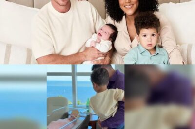 Así conocieron Franco y Genaro a su hermanita Rafaela