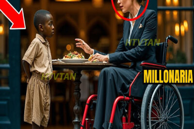 Niño Negro Pobre A MILLONARIA Paralizada: “Te CuRO Por Tus SOBRAS” – Ella Ríe… Y Luego Todo Cambia