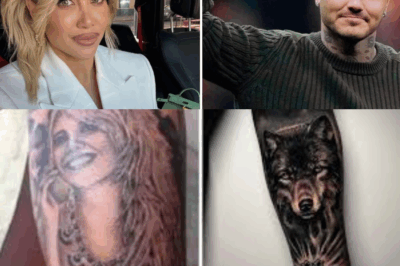 Wanda Nara y Mauro Icardi desatan polémica: tatuajes misteriosos, lobos y mensajes ocultos