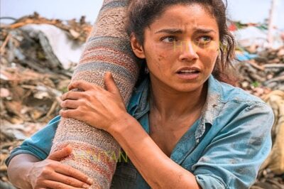 UNA VIUDA CON DOS HIJOS VIO A UN HOMBRE RICO TIRAR UNA ALFOMBRA DE LUJO EN EL BASURERO…