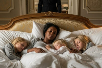 Ninguna niñera aguantaba ni un día con los trillizos del multimillonario… hasta que llegó una mujer negra e hizo lo que nadie pudo