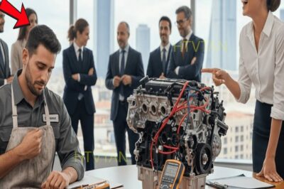CEO Se Burló De Un Mecánico Pobre: “Arregla Este Motor Y Me Casaré Contigo” — Entonces Él Lo Logró…