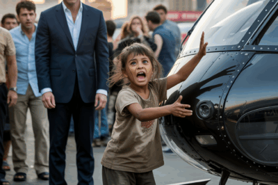 La niña mendiga gritó: “¡Su helicóptero va a explotar!” – El misterio tras la advertencia que estremeció al millonario