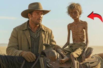 ¿Puedes adoptarme por un día, señor? —preguntó. El vaquero miró la silla vacía, desconsolado…..