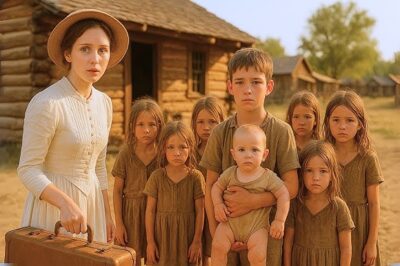 Una Novia Por Correspondencia Llegó al Rancho Pero Lo Único Que Encontró Fueron Siete Hijos Llorando….