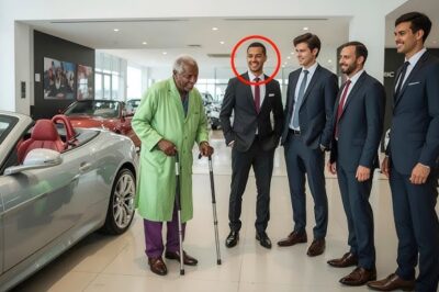 CONCESIONARIA IGNORA UN HOMBRE MAYOR. AL DÍA SIGUIENTE, COMPRA LA EMPRESA Y DESPIDE A LOS EMPLEADOS….