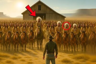 Un VAQUERO ayudó a un niño APACHE hambriento. Al día siguiente, 200 guerreros llegaron a su granero….