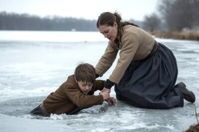 Salvó a un niño lakota del hielo… esa noche, cien fuegos rodearon su hogar….