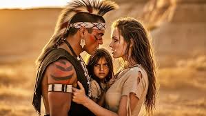 El APACHE ALFA tomó a una JOVEN MUJER en sus brazos por una noche — 5 años después ella regresó y…