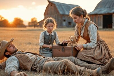 Una viuda pobre y sus hijos salvaron a un vaquero millonario, sin saber que cambiaría sus vidas…..