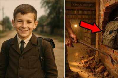 En 1966 un niño Desapareció, 50 años Después hallan su Mochila en la pared de la Biblioteca….