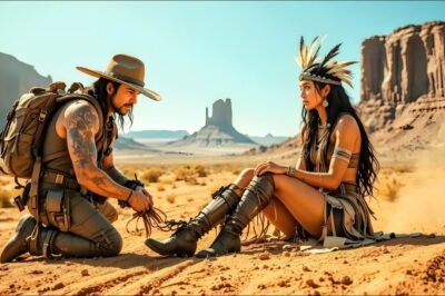 La tribu la dejó morir sin piernas… hasta que un vaquero hizo lo impensable..