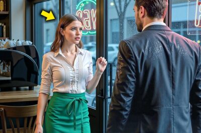 Estaba cerrando el café a medianoche cuando un sío multimillonario tocó y dijo, “Un último café, por favor