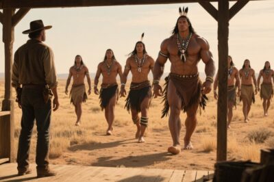 Un ranchero viudo vivió solo durante años, hasta que 10 apaches gigantes llegaron pidiendo refugio…