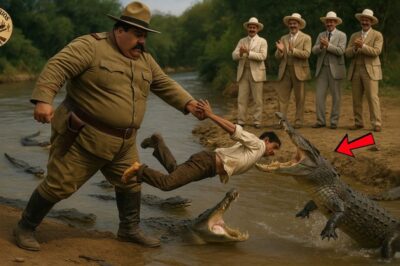 Para su DIVERSIÓN, el CORONEL lanzaba PEONES a COCODRILOS, hasta que PANCHO VILLA lo descubrió…