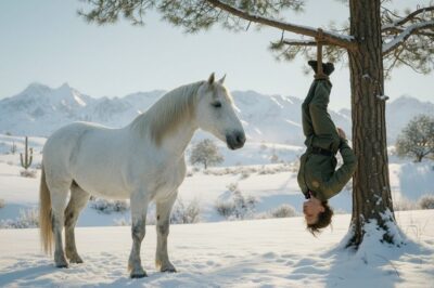 Caballo gigante halló a ranger colgada de un árbol – lo que hizo fue impactante…