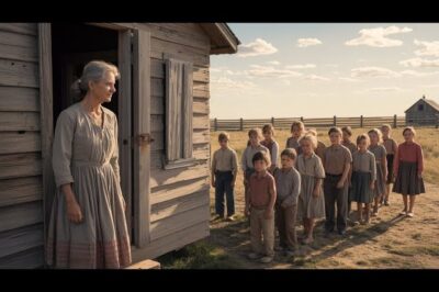 Una viuda infértil vivió sola durante 20 años, hasta que 15 huérfanos llegaron pidiendo refugio…..