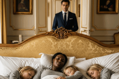 Ninguna niñera aguantaba ni un día con los trillizos del multimillonario… hasta que llegó una mujer negra e hizo lo que nadie pudo