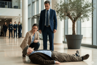 ¡Estaba a punto de ser despedida por ayudar a un anciano caído! ¡Entonces entró el CEO y lo llamó «papá»!…